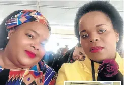  ?? Supplied Pictures: ?? Above, deputy minister in the presidency Thembi Siweya, left, and Limpopo MEC for health Phophi Ramathuba. Hlulani Siweya, right, is the cousin of the deputy minister in the presidency and supplied PPE to the provincial health department.