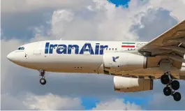  ?? ?? US sanctions have repeatedly been placed on Iran Air and the carrier’s assets in America have been frozen, but it continues operating in parts of Europe