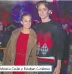  ??  ?? Mónica Casán y Esteban Gutiérrez.