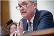  ?? Gabriella Demczuk/ New York Times ?? Federal Reserve Chairman Jerome Powell testifies Wednesday before the House Financial Services Committee.