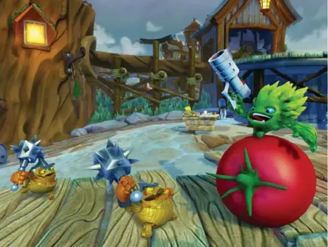  ?? TRIBUNE NEWS SERVICE ?? A screenshot from Skylanders: Trap Team, an action-adventure fantasy video game from Activision Blizzard Inc.