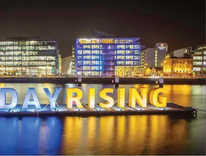  ??  ?? Auf der Anwenderko­nferenz Workday Rising in Dublin hat der US-Anbieter auch im Marketing alle Register gezogen.