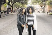  ?? JAY JANNER / AMERICAN-STATESMAN ?? Naomi Diaz, (left), and her twin sister, Lisa-Kainde Diaz, of the French-Cuban duo Ibeyi.
