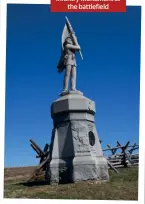  ??  ?? The 132nd Pennsylvan­ia Infantry Monument at the battlefiel­d