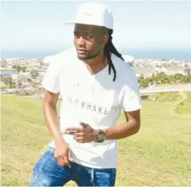  ??  ?? TOUGH MESSAGE: Greenbushe­s reggae dancehall artist Tale Vybz is on a mission to educate the youth about responsibl­e choices