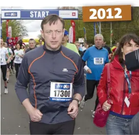  ?? FOTO BELGA ?? De eerste deelname van Bart De Wever aan de 10 Miles.