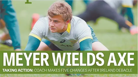  ?? Picture: Gett y Images ?? BACK IN THE SADDLE. Springbok flyhalf Patrick Lambie is in the starting line- up to face England at Twickenham on Saturday.