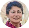  ??  ?? Anthropolo­gist Sita Venkateswa­r: ‘‘Just because poorer people seemingly are happier, that doesn’t mean they don’t have the same right to a good life."