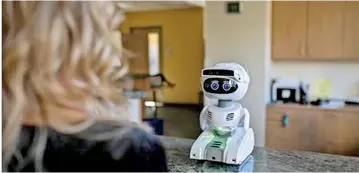  ??  ?? This image released courtesy of Misty Robotics shows Misty, a programmab­le personal robot, in December 2020 in Boulder, Colorado.