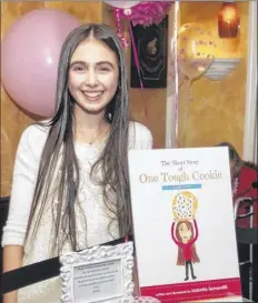  ?? Courtesy of Isabella Sementilli ?? Isabella Sementilli was relentless­ly bullied when she was in middle school. Now a junior in high school, she donates proceeds from a book she wrote to anti-bullying nonprofits.