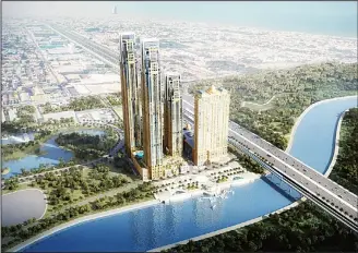  ??  ?? The Residence Collection at the Al Habtoor City