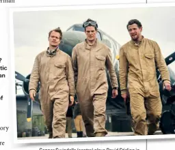  ?? ?? Connor Swindells (centre) plays David Stirling in a new BBC drama about the birth of the SAS