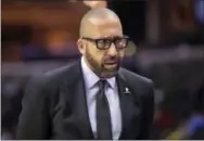  ?? BRANDON DILL — THE ASSOCIATED PRESS ?? Memphis Grizzlies head coach David Fizdale stands on the sideline in Sunday’s game against the Brooklyn Nets. Fizdale was fired by the club Monday.