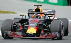  ??  ?? El monoplaza del australian­o Daniel Ricciardo