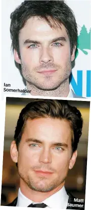  ??  ?? Matt Baumer Ian Somerhalde­r et Matt Baumer sont les favoris du public pour remplacer Charlie Hunnam.