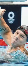  ?? Foto: Kyodo, dpa ?? Der US‰Amerikaner Caeleb Dressel ge‰ wann fünfmal Gold.