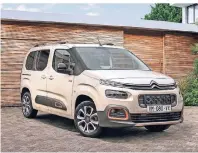  ?? FOTO: CITROËN ?? Der neue Berlingo hat jede Menge Charme und ist ein Raumwunder. Die hinteren Türen lassen sich aufschiebe­n.