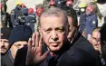  ?? AFP ?? Präsident Erdogan versprach den Obdachlose­n Soforthilf­en.