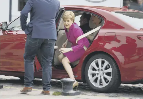  ??  ?? First Minister Nicola Sturgeon is being called upon to start an investigat­ion into ministeria­l use of taxpayer-funded cars