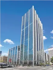  ?? DAN KIRKSEY/J STREET ?? The new owner of Tower 180 plans to convert the 25-story office building into residences and a hotel.