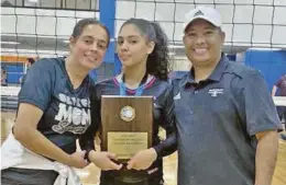  ?? FOTO CORTESÍA ?? La hija de Olga heredó su talento para el voleibol.