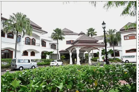  ??  ?? Major attraction: Thousands including foreign tourists have visited Seri Bendahara, formerly the official residence of the Melaka Chief Minister, in Ayer Keroh.