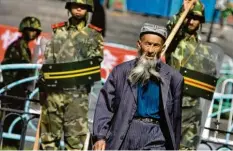 ?? Foto: Oliver Weiken, dpa ?? Die EU kritisiert seit Jahren die Menschenre­chtsverlet­zungen gegen die uigurische Minderheit in China.