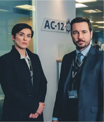  ??  ?? Vicky Mcclure and Martin Compston return in Jed Mercurio’s
inset
