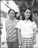  ??  ?? Rosa is among the many teen mothers who completed Grade 10 through the Open High School Program of Plan Internatio­nal Philippine­s under its Project Real Assets through Improve Skills and Education for Children Girls.