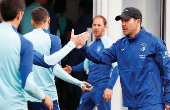  ?? ATLETICO DE MADRID ?? LÍDER DEL VESTUARIO Las vacas sagradas del Atlético mantienen intacta su percepción del Cholo, apoyándole sin fisuras.