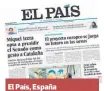  ??  ?? El País, España 9 de mayo de 2019