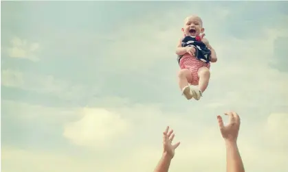  ?? Brookbank/Getty Images ?? ‘It’s my strong belief that new parents should be forced to let their friends, and specifical­ly me, look after their children.’ Photograph: Jade