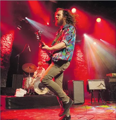  ?? GERRY KAHRMANN/PNG FILES ?? Jeff Innes and Vancouver rock band Yukon Blonde will be performing at the massive Khatsahlan­o Street Party on Saturday that boasts eight stages and four beer gardens.