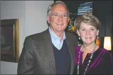  ?? NWA Democrat-Gazette/CARIN SCHOPPMEYE­R ?? Tom and Susan Schallhorn attend the pre-concert reception Nov. 19.