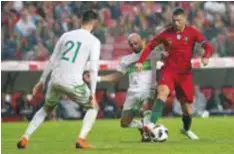  ?? | AP ?? Cristiano Ronaldo disputó su único partido de preparació­n con Portugal.