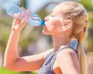  ??  ?? The study found that there were typically 10 plastic particles per litre of bottled water.