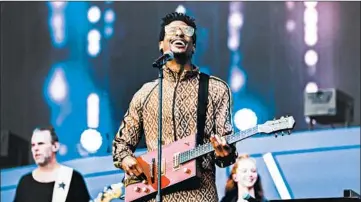  ?? JULIUS CONSTANTIN­E MOTAL/AP ?? Jon Batiste performs with his band Stay Human during the 2019 Global Citizen Festival last month in New York.