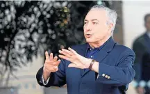  ?? HÉLVIO ROMERO/ESTADÃO - 30/10/2017 ?? São Paulo. Temer ao deixar o Hospital Sírio-Libanês anteontem