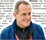  ??  ?? Dosb-präsident Alfons Hörmann, 58, ist nicht unumstritt­en.