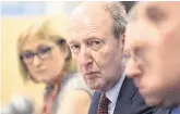  ?? PHOTO: DAMIEN EAGERS ?? On hold: Shane Ross was informed of how his crackdown played out in rural areas.