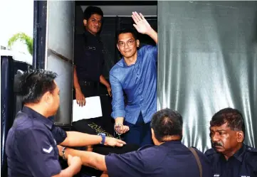  ??  ?? Azwanddin remanded for four days from yesterday to assist in investigat­ion into an alleged provocativ­e remark. — Bernama photo