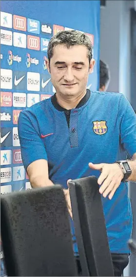  ?? FOTO: MANEL MONTILLA ?? Valverde confía en sus jugadores El extremeño reclamó el apoyo de la grada