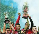  ?? ?? El Atlas de Guadalajar­a se ha coronado bicampeón de la Liga MX