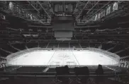  ?? AP - Nick Wass, file ?? An empty Capital One Arena, home ice of the Washington Capitals, is seen in March.