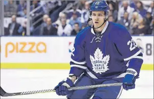  ?? CP PHOTO ?? Toronto Maple Leafs defenceman Nikita Zaitsev skates during NHL playoff action against the Washington Capitals in Toronto on April 17.