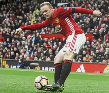  ?? — AP ?? No special treatment: There will surely be no sentimenta­l send-off for Wayne Rooney, no fanfare, no video montages and no standing ovations when he retires from internatio­nal duty.