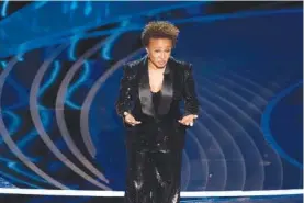  ?? AP PHOTO/CHRIS PIZZELLO ?? Wanda Sykes hosts the Oscars on March 27 at the Dolby Theatre in Los Angeles. She will bring her stand-up routine to Chattanoog­a's Memorial Auditorium on Saturday.