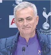  ??  ?? New Spurs boss Jose Mourinho.