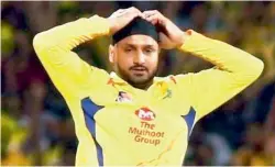  ??  ?? Harbhajan Singh of the Chennai Suer Kings in this file photo.