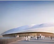  ?? CORSPORT ?? Il progetto dell’Al Wakrah Stadium